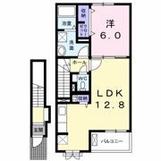クラール名東 Aの間取り画像