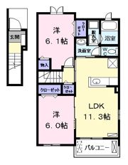 レジデンス ハーモニーの間取り画像