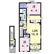 ラヴィベールⅠの間取り画像