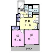 アニメート 塩津Ⅰの間取り画像