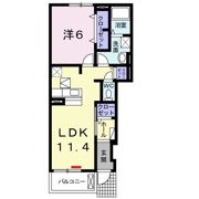 クレメントA・Sの間取り画像