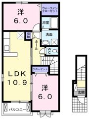 サンリットCの間取り画像