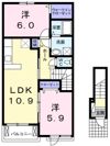 サンリットCの間取り画像
