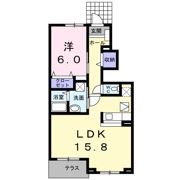 サンレミBの間取り画像