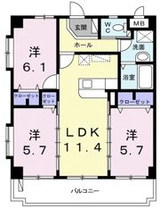 ミルト y・kの間取り画像