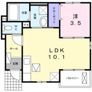 アリス Ⅰの間取り画像
