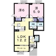 サンパティークKⅡの間取り画像