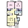 サンパティークKⅡの間取り画像