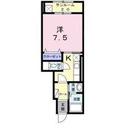 エクラワンの間取り画像