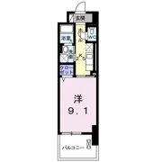 プラージュ堺の間取り画像