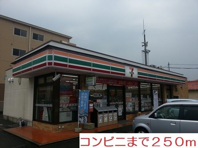 近くのコンビニまで250m（徒歩4分）