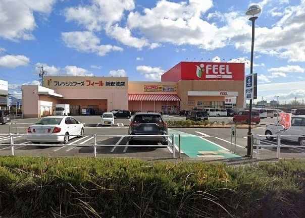 近くのフィール新安城店まで800m(徒歩10分)
