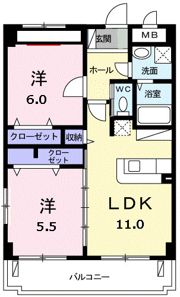 カーサ ダ・ヴィンチの間取り画像