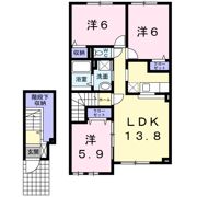 Precious ManorⅡの間取り画像