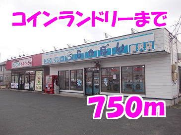 近くのコインランドリーまで750m（徒歩10分）