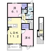 リバーサイドⅠの間取り画像