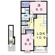 アンソレイエ Ⅱの間取り画像