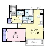 アルファ スリーの間取り画像