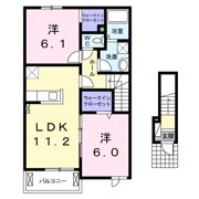 ラフレシール・SⅡの間取り画像