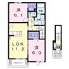 ラフレシール・SⅡの間取り画像