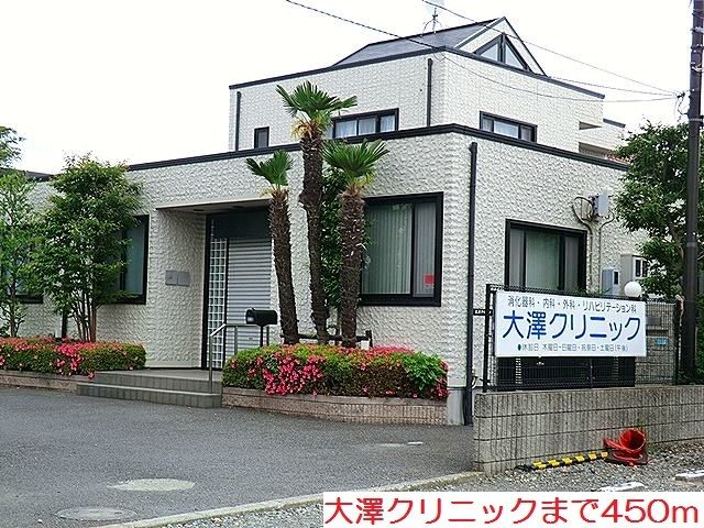 近くの大澤クリニックまで450m(徒歩6分)