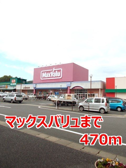 近くのマックスバリュまで470m(徒歩6分)