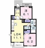 ウィステリアタウン Ⅹの間取り画像