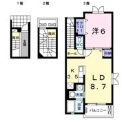 グランディールの間取り画像