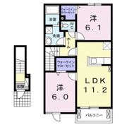 アムールBの間取り画像