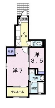 サイドハウスの間取り画像