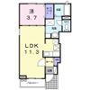 ラヴィエールかつらぎの間取り画像