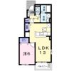 メゾンベルデ Bの間取り画像