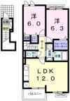 プリムラⅡの間取り画像