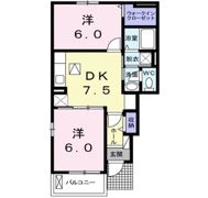 メール プールAの間取り画像