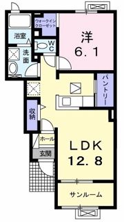 グリーンフェア平泉壱番館の間取り画像