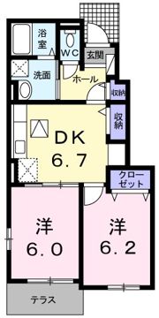 ベル・ソレイユの間取り画像