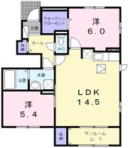 フィオーレ・カナン Cの間取り画像