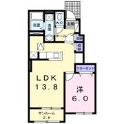 リアンクレアの間取り画像