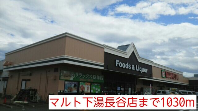 近くのマルト下湯長谷店まで1,030m（徒歩13分）