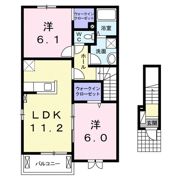 シエルトゥールM．K．三雲の間取り画像
