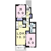 クラベール参番館の間取り画像