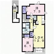 サンパティークBの間取り画像