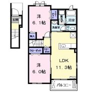 スウィート ヴィラの間取り画像