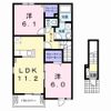 ラディエンスAの間取り画像