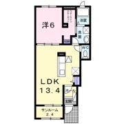 ソレアード大喜多の間取り画像