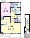 フルラージュ松橋の間取り画像