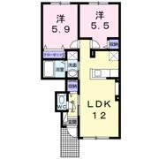 Colline雅の間取り画像