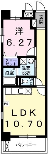 プレイン ステージの間取り画像