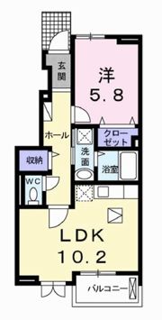 アバンツァート野村 Ⅱの間取り画像