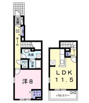 エクセレント リリー Hの間取り画像